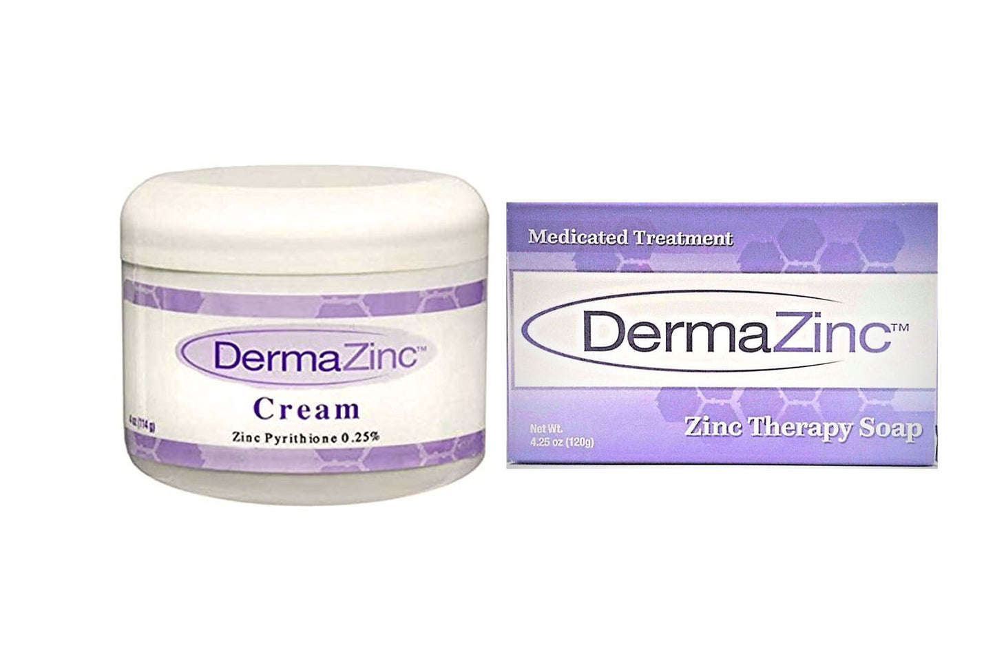 DermaZinc Medicated Cream with Bar Soap Duo