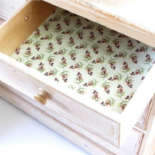 Sandalwood Floral Design Scented Drawer Liner Master Herbalist