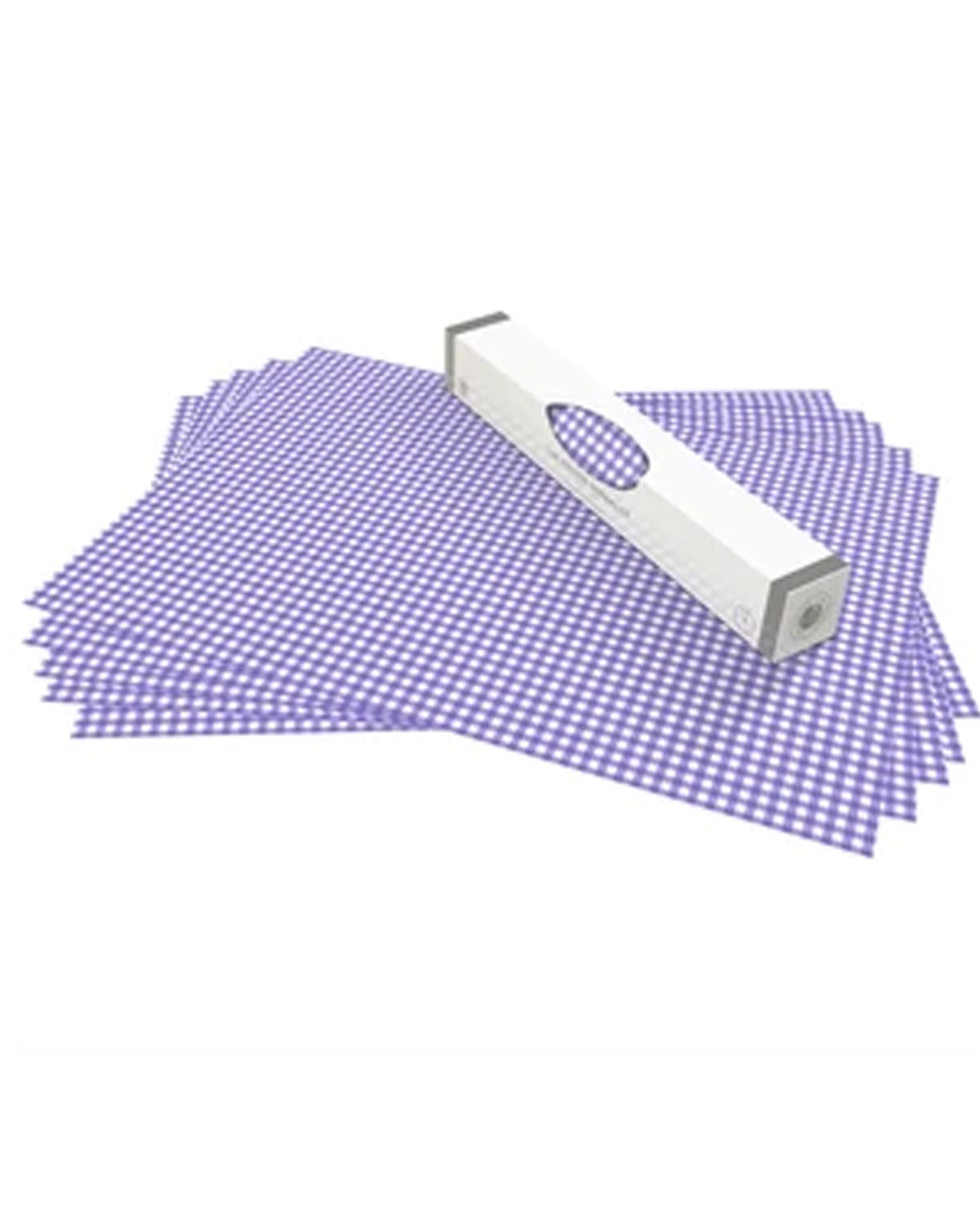 Lavender Lilac Gingham Blue Liners