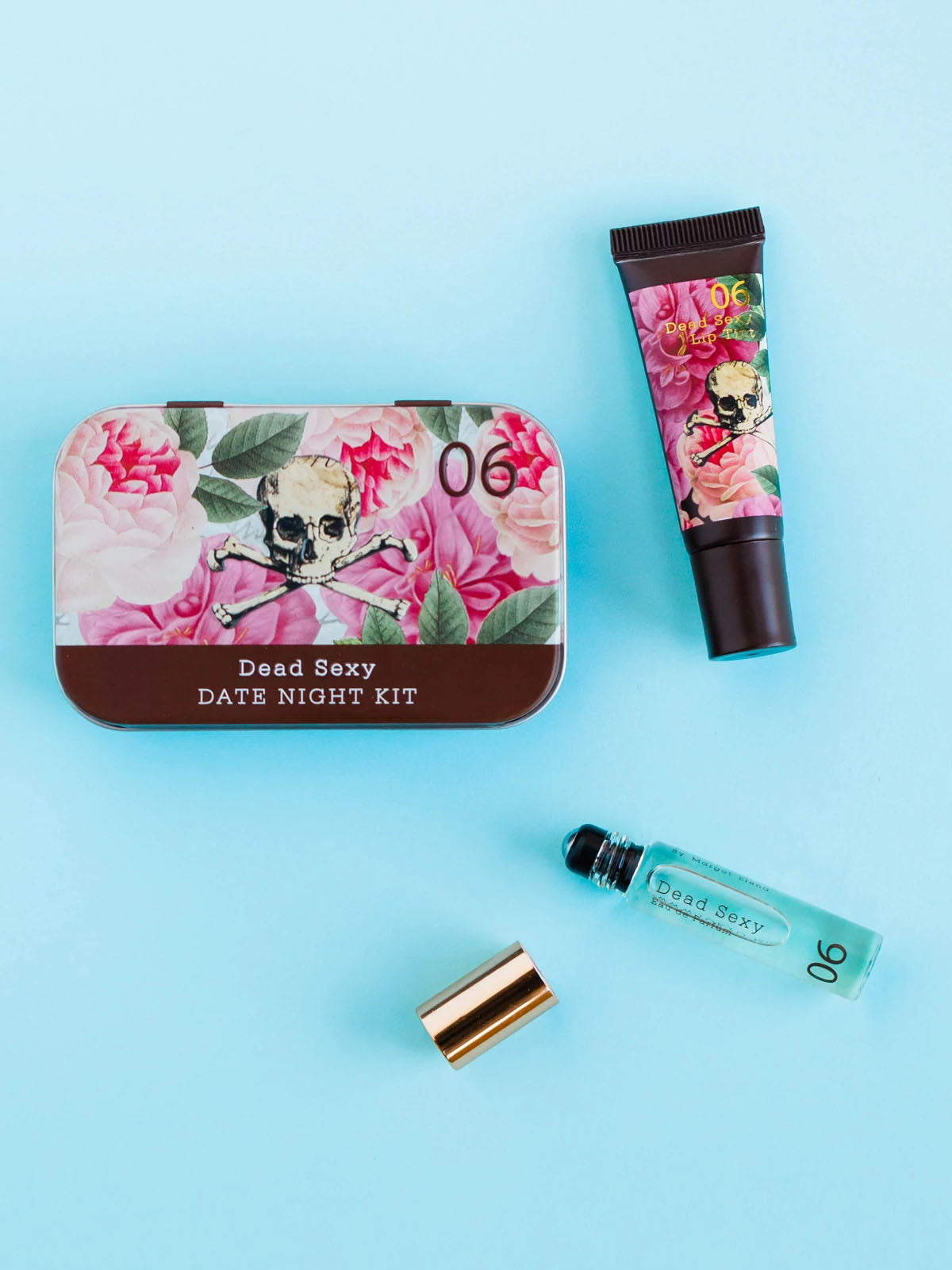 TokyoMilk Dead Sexy Date Night Kit Roll on Perfume with Lip Gloss