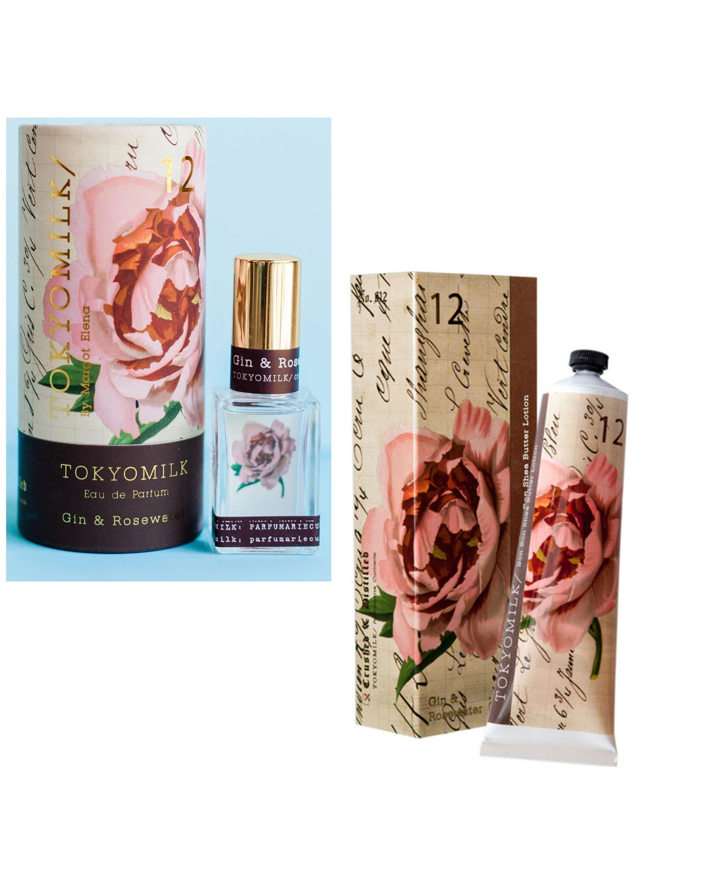 TokyoMilk Gin & Rosewater Perfume Spray with Hand Cream Duo
