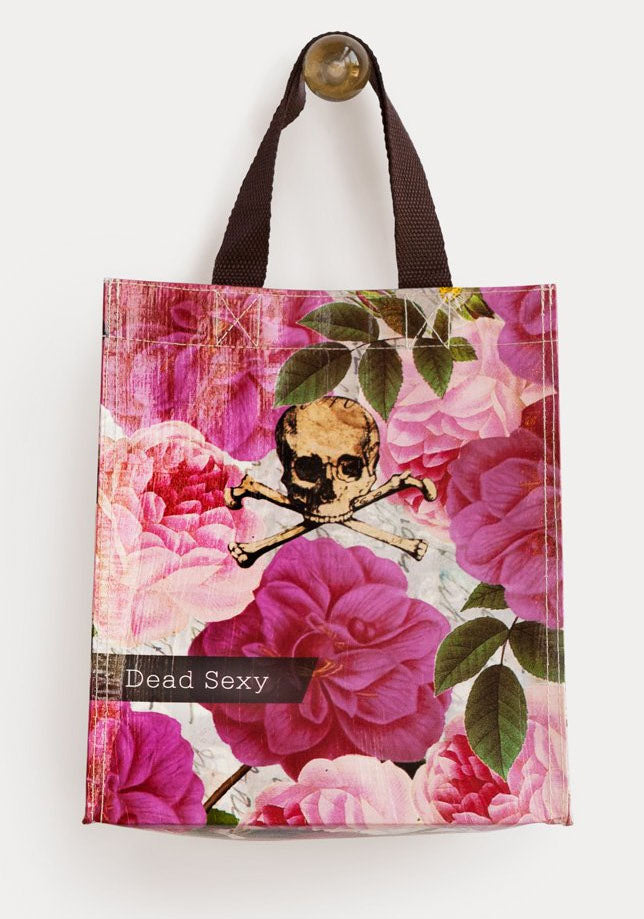 TokyoMilk Dead Sexy Perfume Spray with Hand Cream and Skull Cross Bone Pink Tote
