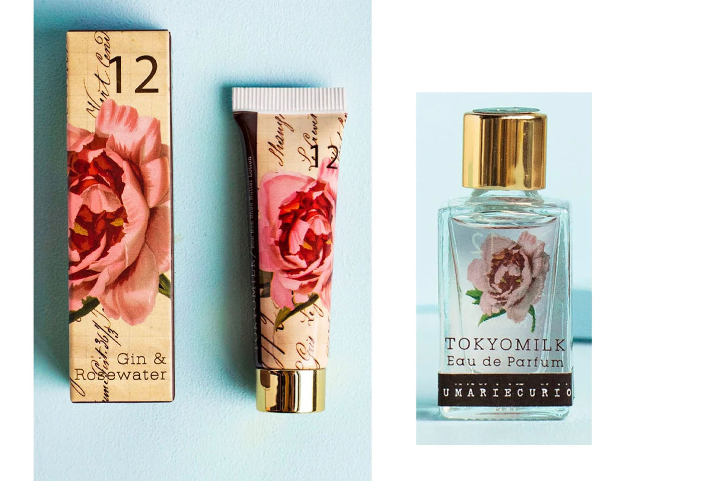 TokyoMilk Gin & Rosewater Perfect Try Me Size Little Luxe Perfume with Petite Treat Handcreme