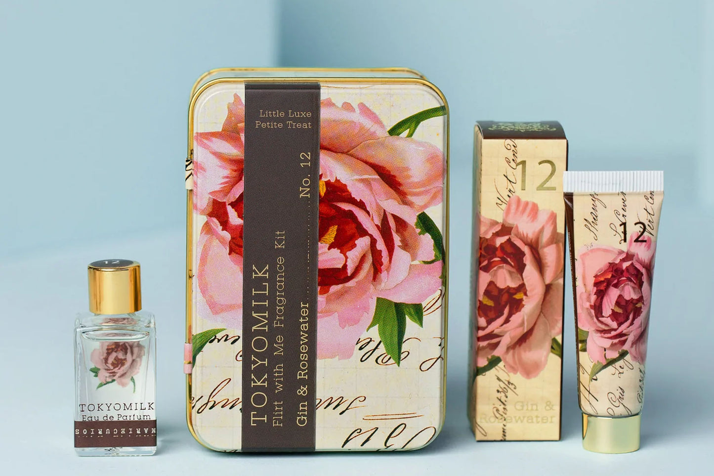 TokyoMilk Gin & Rosewater Flirt with Me Tin Little Luxe & Petite Handcreme